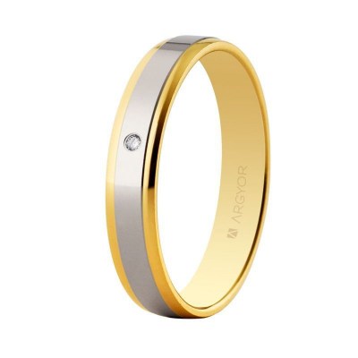 Alianza de boda 2oros 5235158D